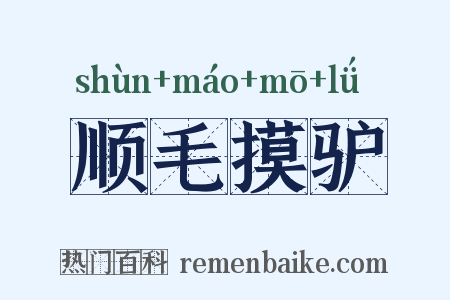 顺毛摸驴是什么意思的图片